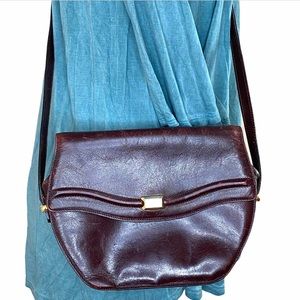 Bally vintage leather sling bag crossbody made in Italy